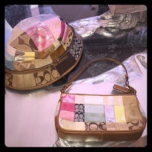 Authentic Coach purse and matching hat
